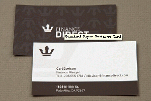 Standard Paper Business Card
