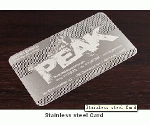 Stainless steel Card